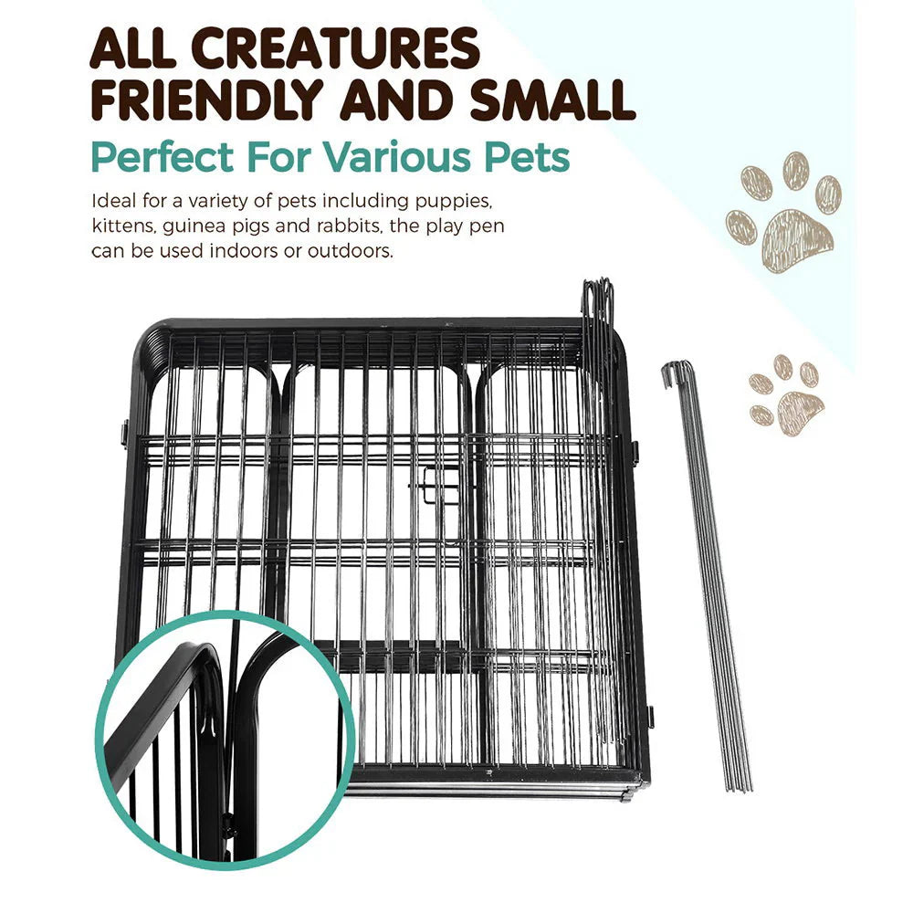 Foldable 8 Panel Dog Playpen w/ Access Door - i.Pet