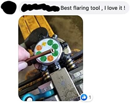 Brake Line Flaring Tool Kit | 45° Degree Single Double & Bubble Brake Tubing Flares | Use with Hydraulic Hose | Ideal for Stainless Steel Tube or Copper Pipe | Inc 4 Split Dies