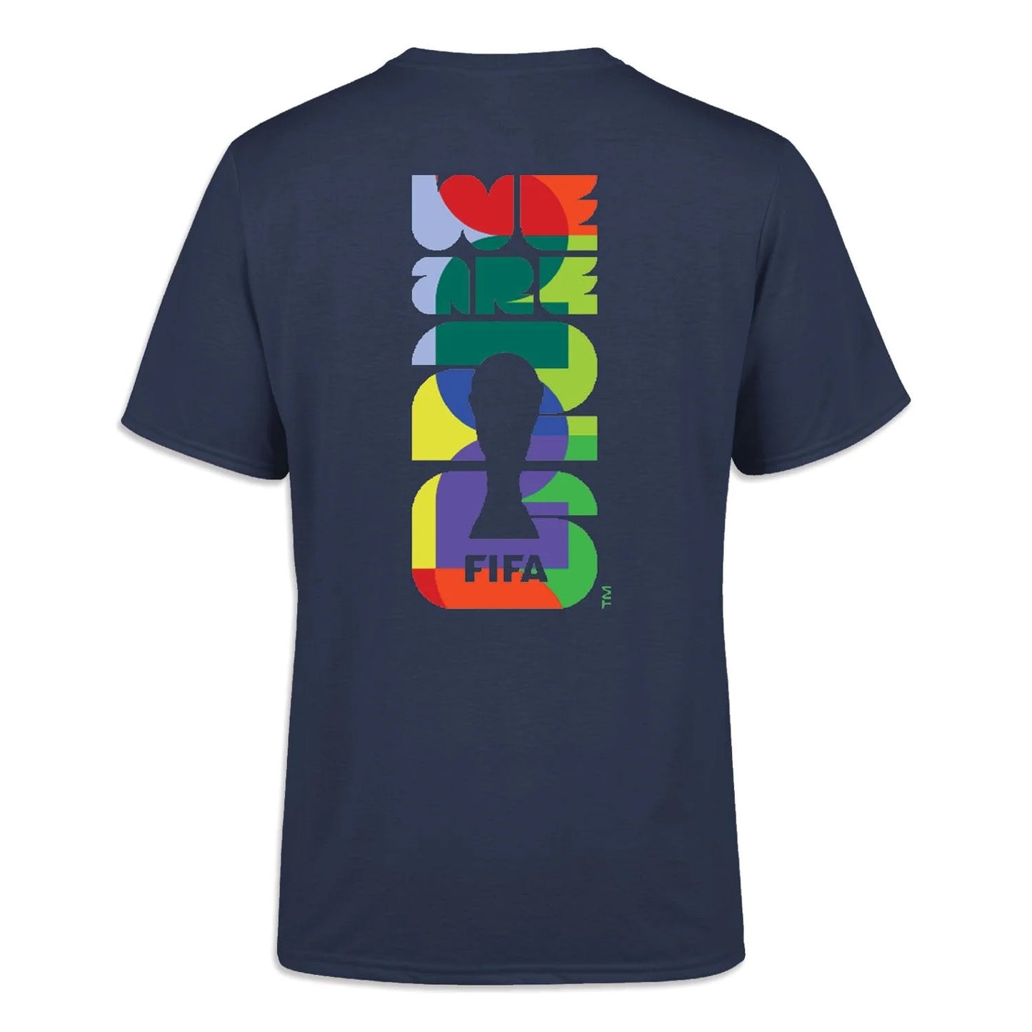 FIFA World Cup 2026™ Vertical Abstract Navy T-Shirt - Unisex