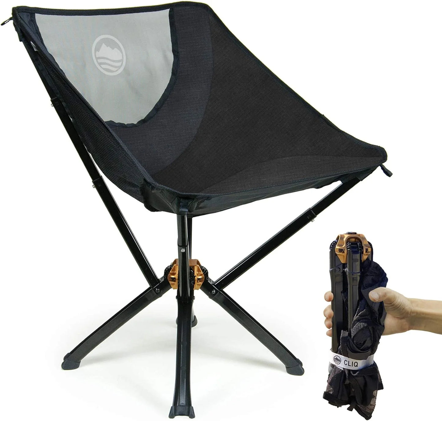 Portable Chair - Lightweight Folding Chair for Camping - Supports 300 Lbs - Perfect for Outdoor Adventures