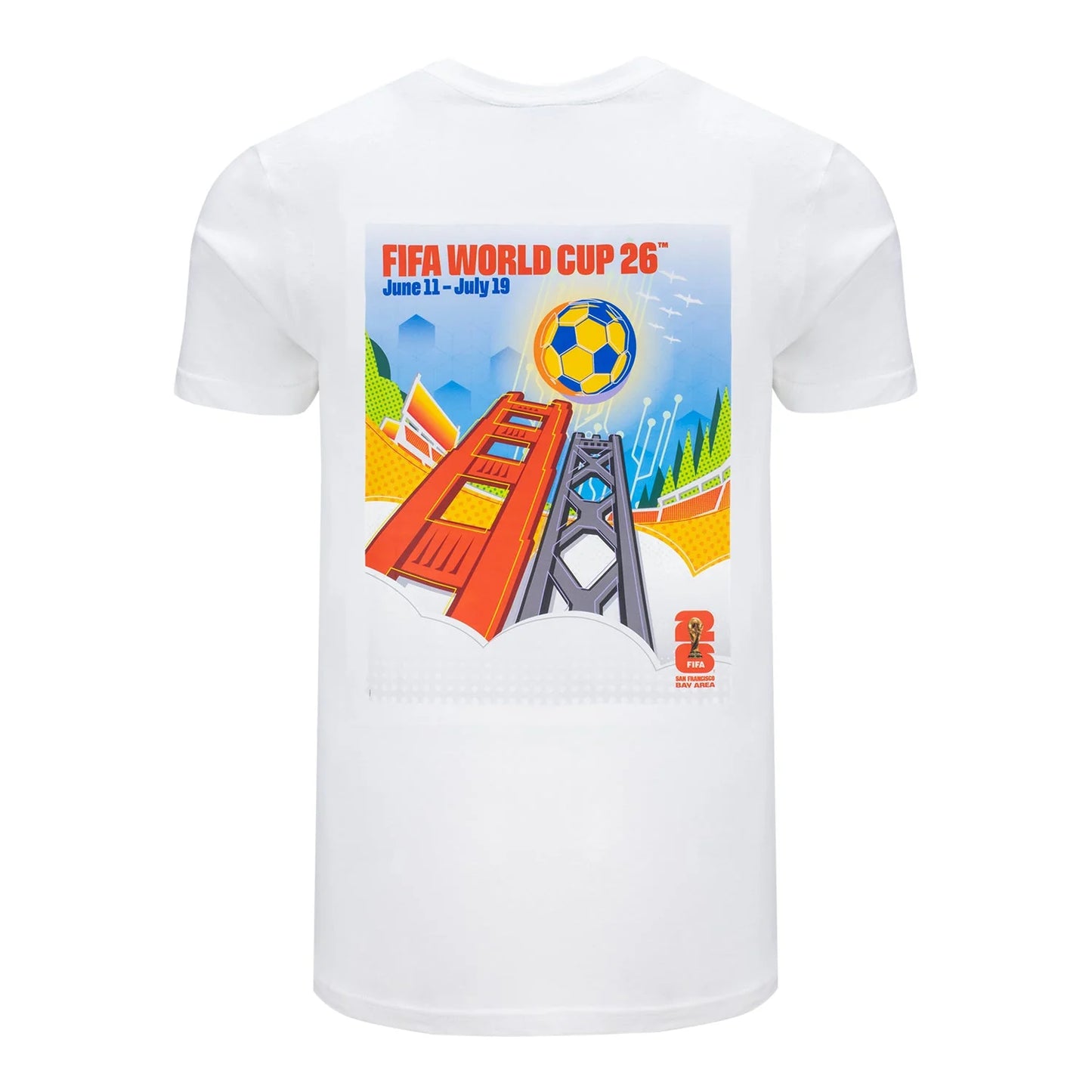 FIFA World Cup 2026™ San Francisco Bay Area Poster White T-Shirt - Unisex