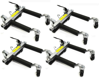 Stark Wheel Dolly Car Skates Vehicle Positioning Hydraulic Tire Jack Truck Rv Trailer Pick Up Dolly Ratcheting Foot Pedal