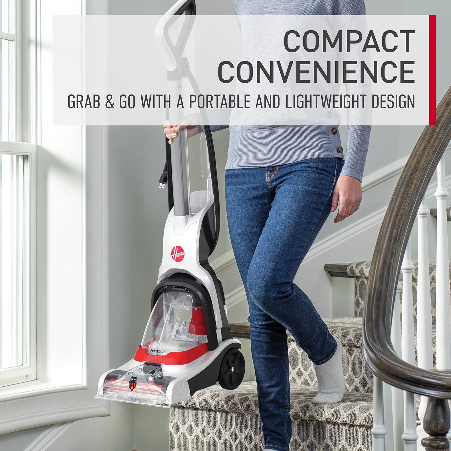 HOOVER PowerDash Pet+ Compact Carpet Cleaner Machine