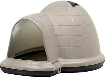 Petmate Indigo Dog House (Igloo Dog House, Made in USA with 90% Recycled Materials, All Weather Protection Pet Shelter) for XL Dogs 90 to 125 pounds, Made in USA