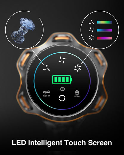 MOHOMO Cordless Vacuum Cleaner 650W 70Mins with OLED Screen