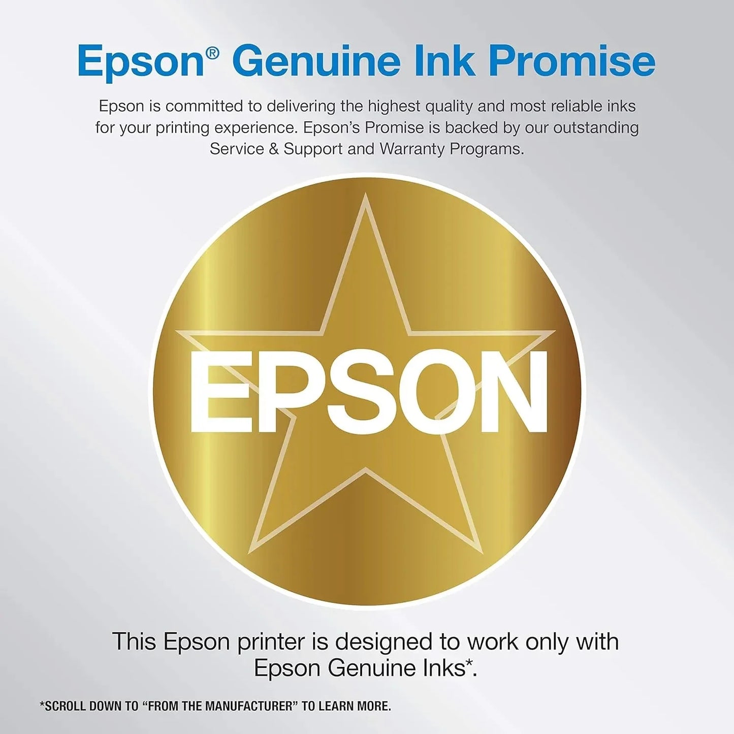 Epson EcoTank ET 4800 Wireless All in One Inkjet Printer, White – Cartridge Free, Scanner, Copier, Fax, ADF, Ethernet, Home Office