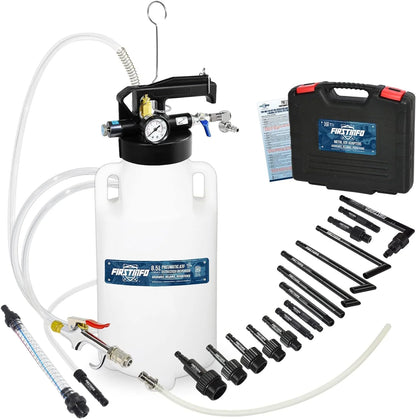 Patented 10L Automatic Transmission Fluid Pump ATF Refill System Dispenser Extractor with 21 Pcs ATF Filler Adapters&Refilling Funnel + Drainer and Refill Kit