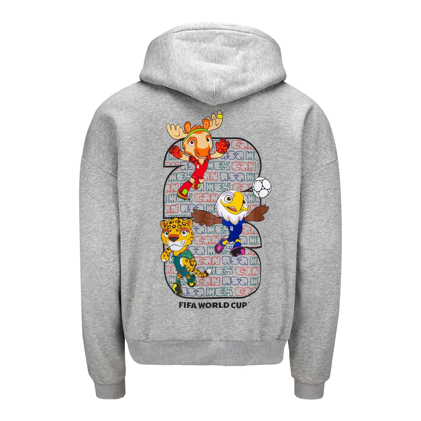 FIFA World Cup 2026™ Mascot Grey Crew Hoodie - Unisex