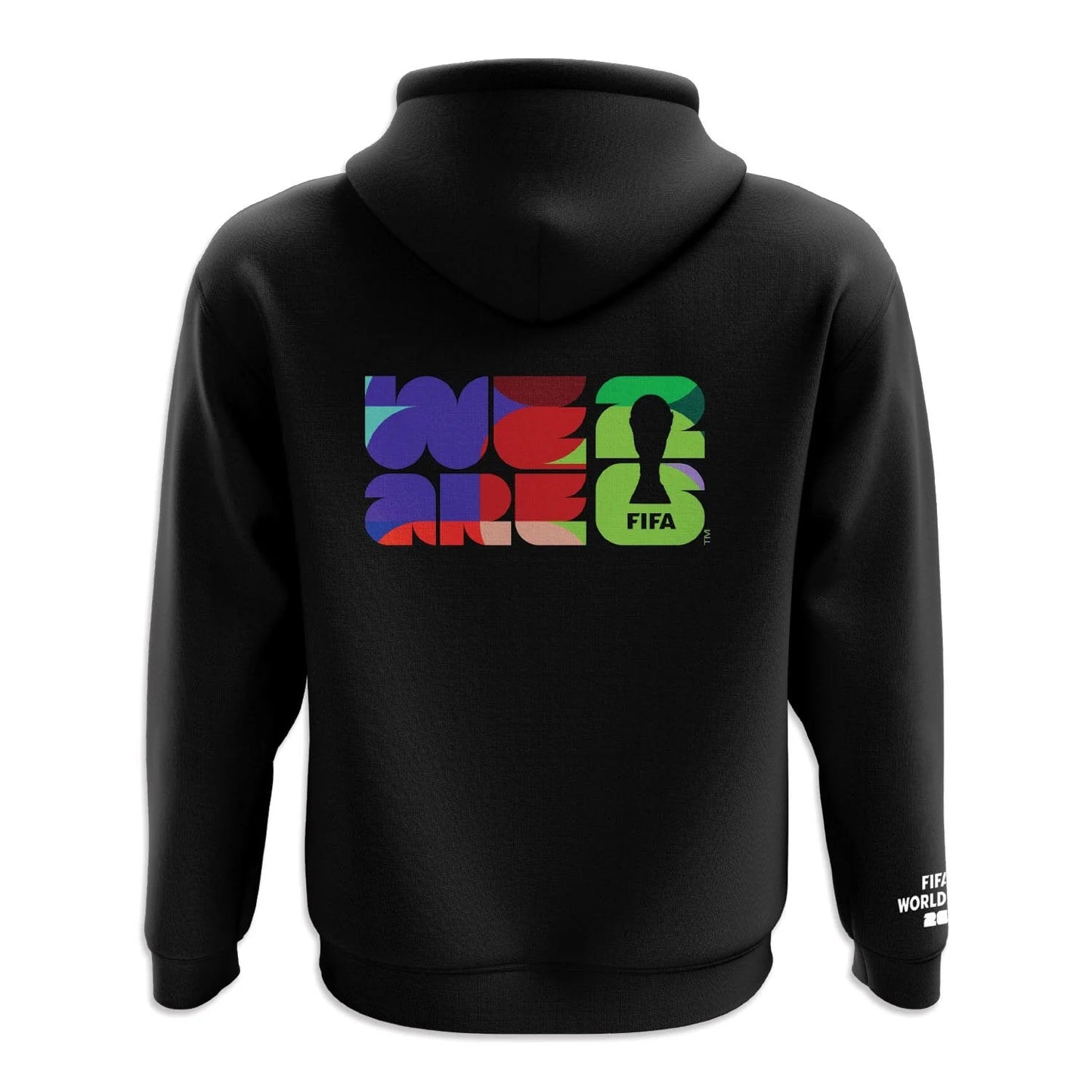 FIFA World Cup 2026™ Pattern Black Hoodie - Unisex