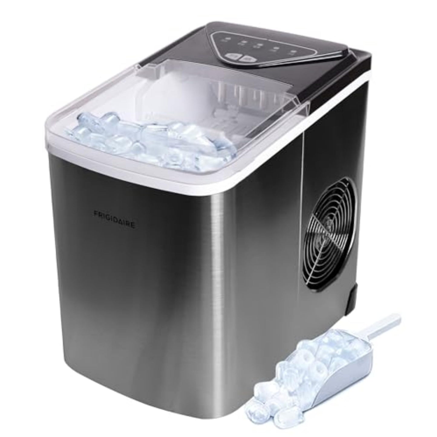 FRIGIDAIRE EFIC123-SS Countertop Ice Maker, 26 lbs Daily Output