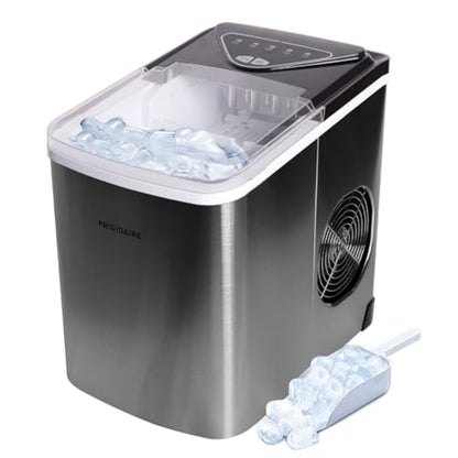 FRIGIDAIRE EFIC123-SS Countertop Ice Maker, 26 lbs Daily Output