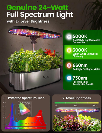 LETPOT LPH-SE Smart Herb Garden Kit with 12 Pods