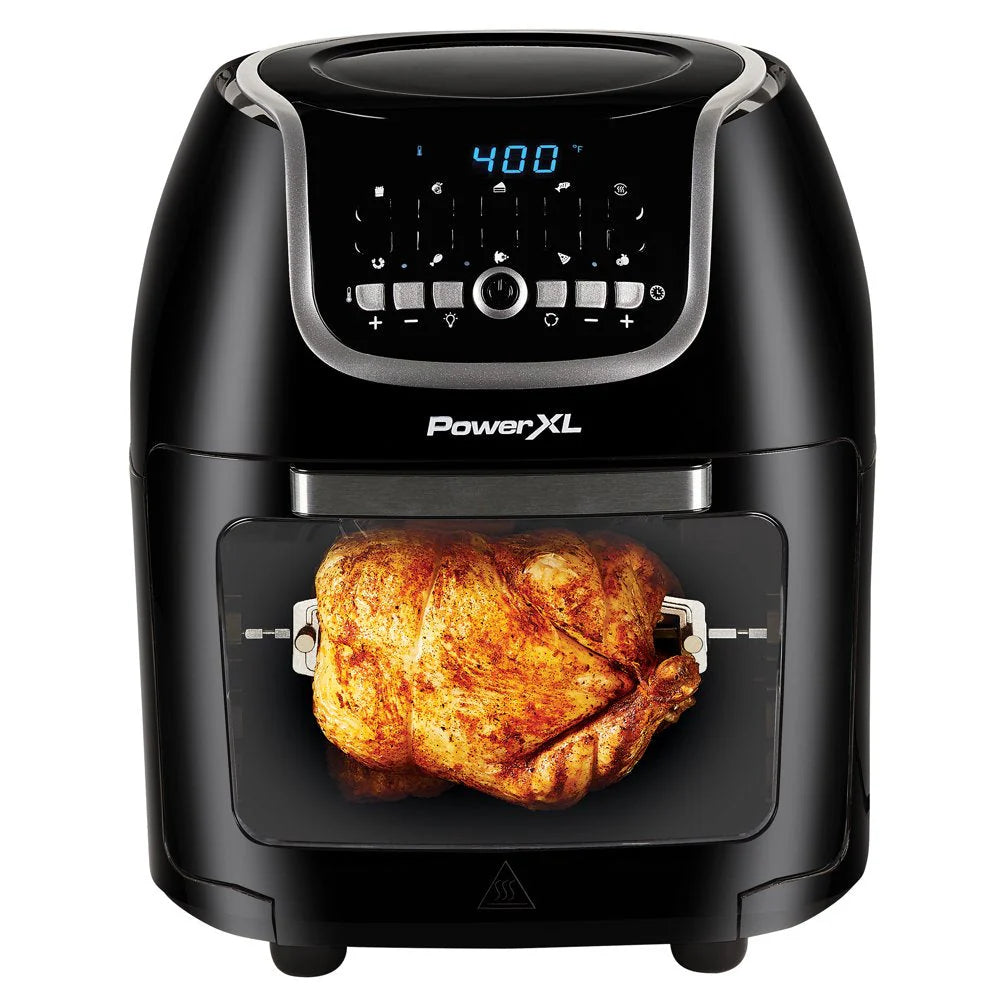 PowerXL Vortex Air Fryer Pro plus 10 Quart Capacity, Black, 1700 Watts