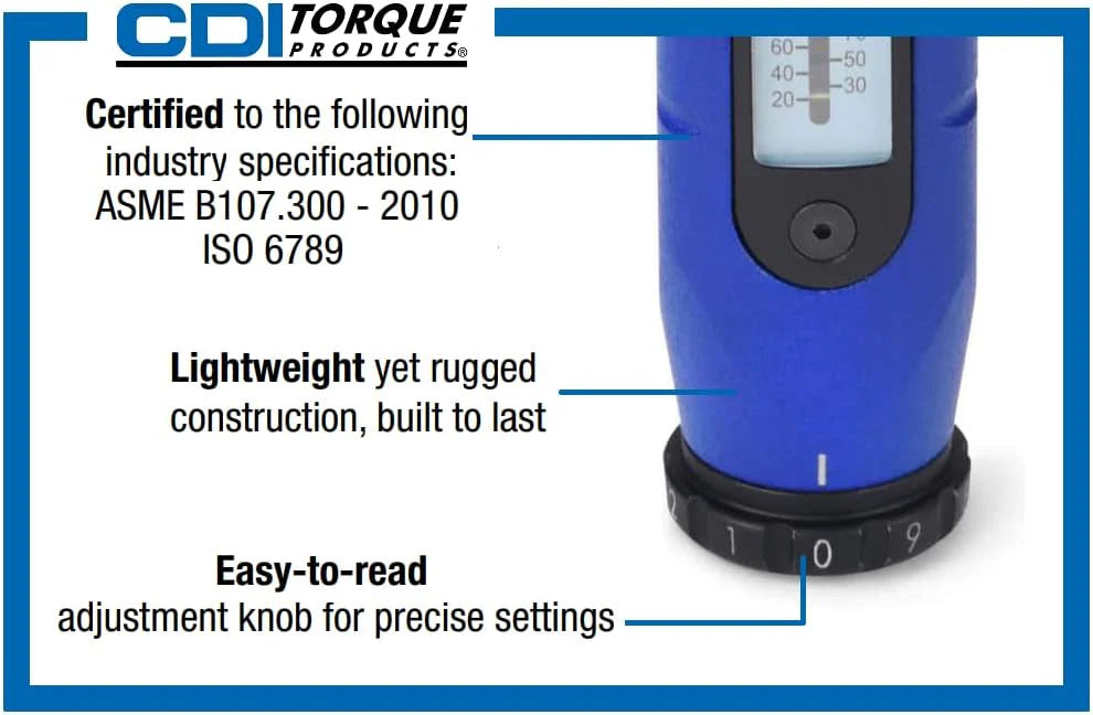 Torque 401SM Micro Adjustable Torque Screwdriver, Torque Range 5 to 40-Inch Pounds, 1/4-Inch