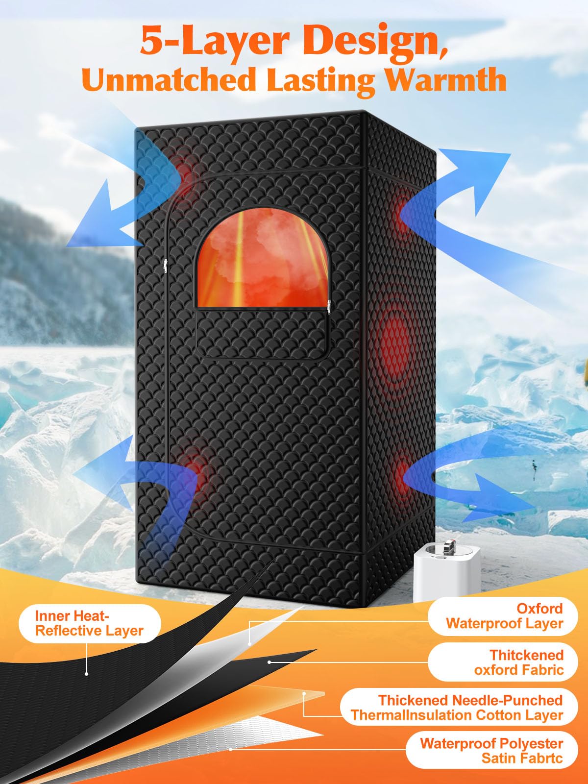 DONGGUAN WANLI HARDWARE PRODUCTS CO., LTD Portable Sauna for Home - Fast Heating SPA Tent