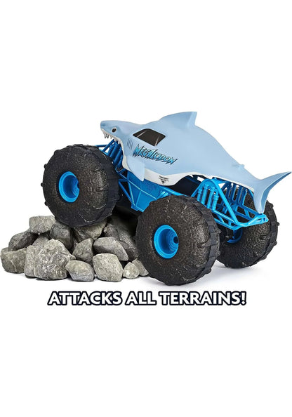 Monster Jam Official Megalodon Storm All Terrain Remote Control Monster Truck