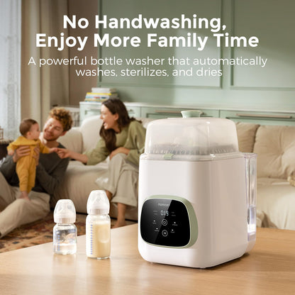 MOMCOZY KleanPal Pro Baby Bottle Washer & Sterilizer