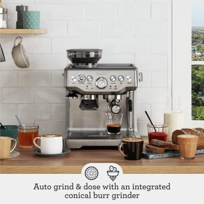 Breville Barista Express Espresso Machine, One Size, Brushed Stainless Steel: Semi Automatic Pump Espresso Machines: Home & Kitchen