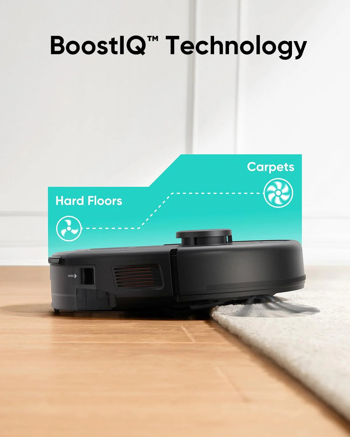 Robot Vacuum, Ultra Strong 5,000 Pa Suction, iPath Laser Navigation, for Deep Floor Cleaning, Ideal for Hair, Hard Floors