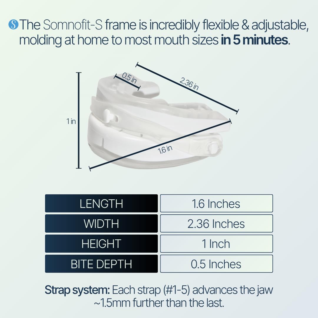 SNORELESSNOW Somnofit-S Anti-Snore Mouth Guard - FDA Cleared