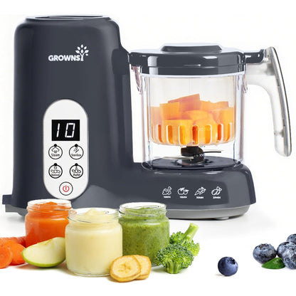 GROWNSY Baby Food Maker - One Step Steamer & Blender