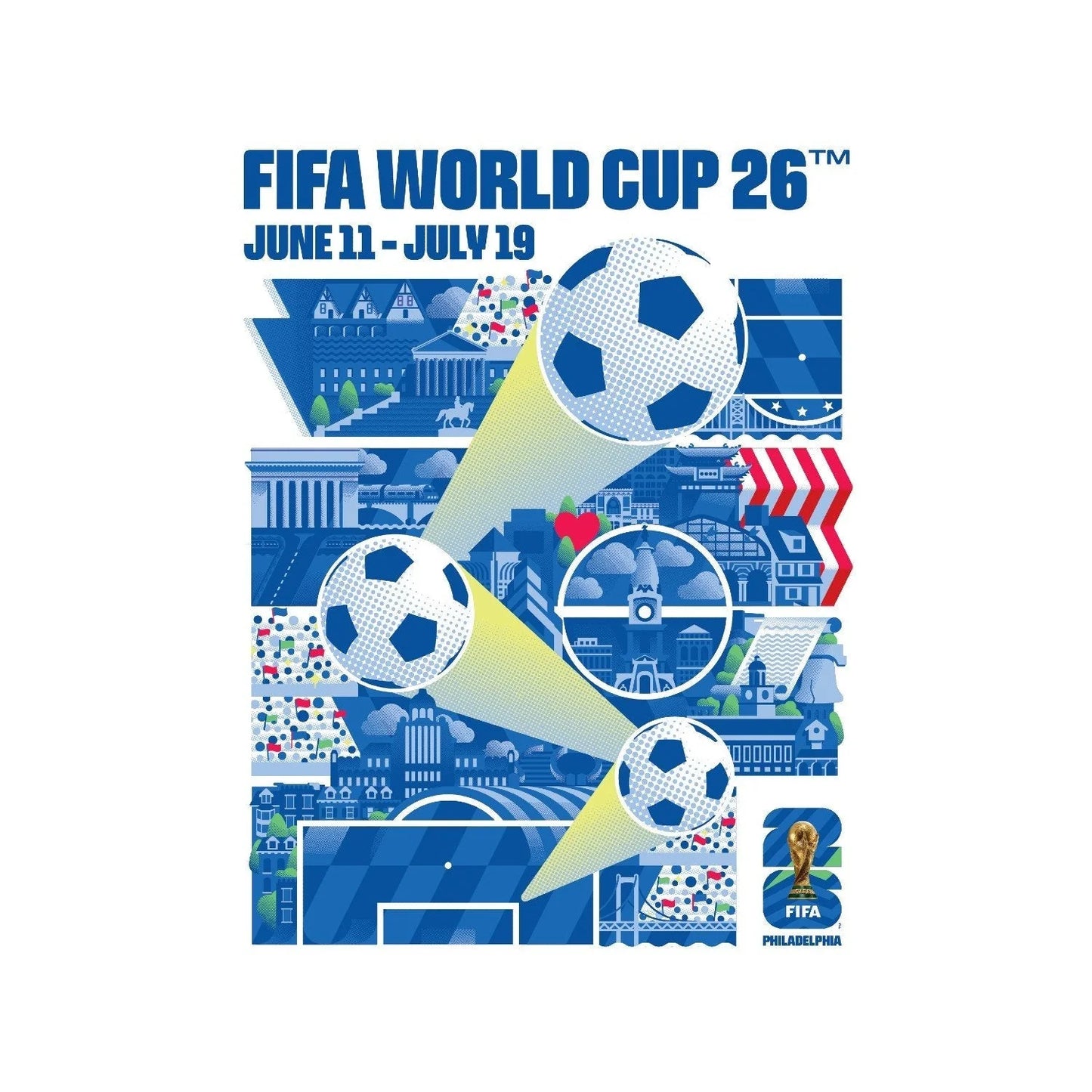 FIFA World Cup 2026™ Philadelphia Host City Poster
