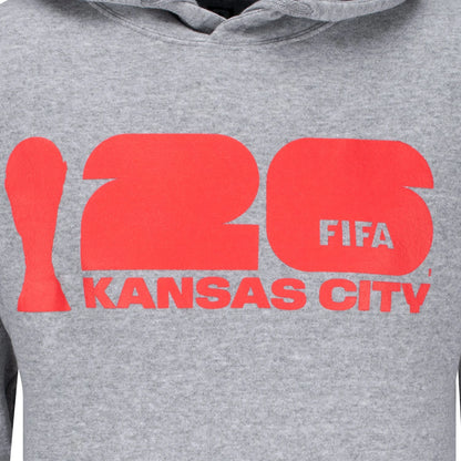 FIFA World Cup 2026™ Kansas City Grey Hoodie - Unisex