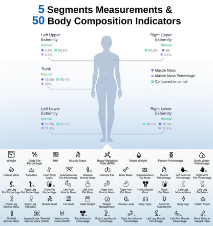 GE Smart Scale Body Weight with Full Body Analysis