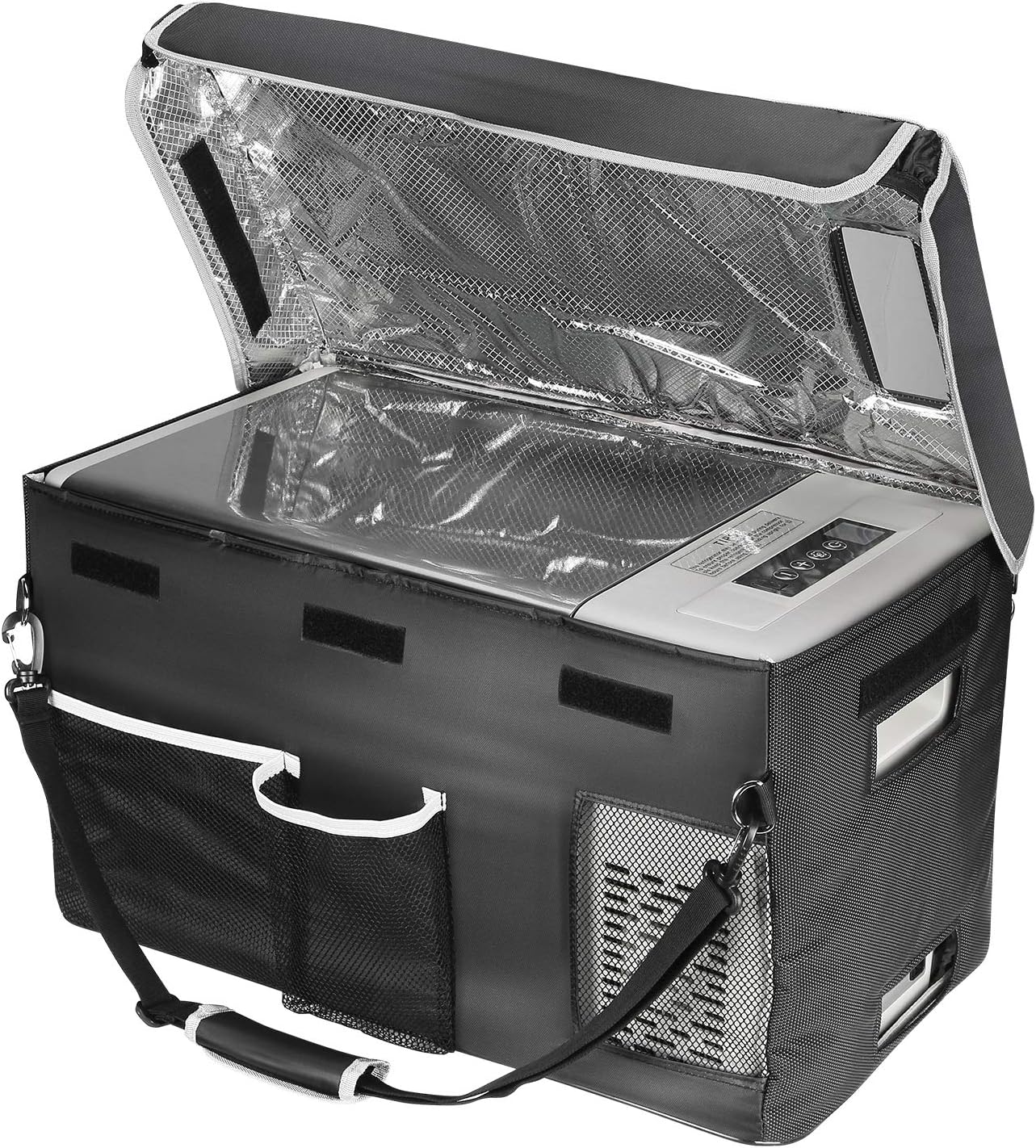 BougeRV 12 Volt Refrigerator 12V Car Fridge 23 Quart Portable Freezer Compressor Cooler 12/24V DC 110~240 Volt AC for Truck Van RV Camper SUV Travel Camping Road Trips Tailgating -7℉~50℉