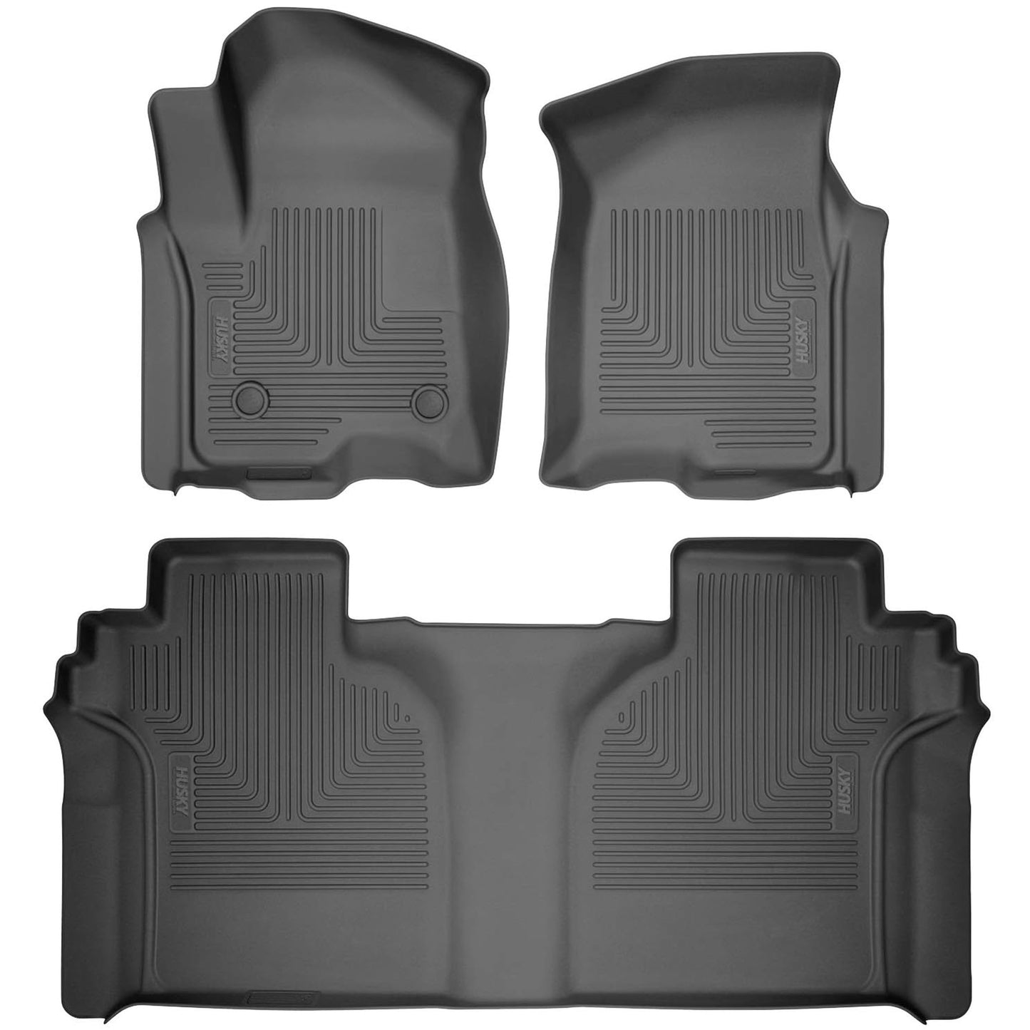 HUSKY LINERS Weatherbeater Floor Mats for 2015-2026 Ford F-150