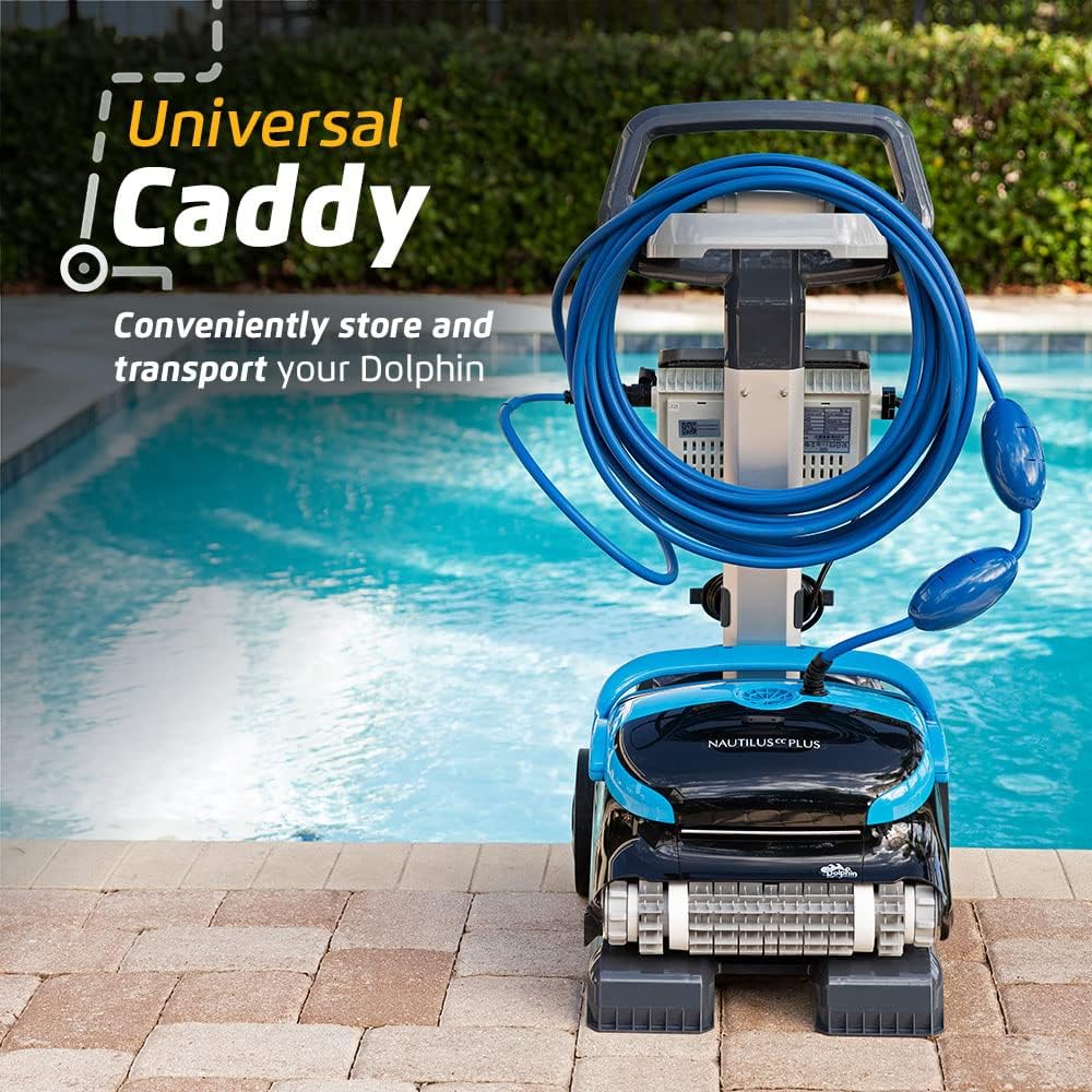 Dolphin Nautilus CC Robotic Pool Vacuum Cleaner All Pools up to 33 FT - Wall Climbing Scrubber Brush