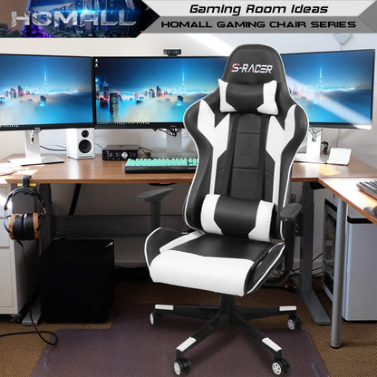 HOMALL Gaming Chair - High Back Ergonomic Leather Desk Chair
