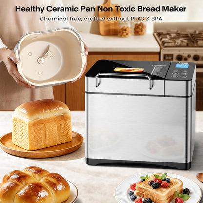 KBS Pro 710W Bread Maker - 17-in-1 Smart Bread Machine
