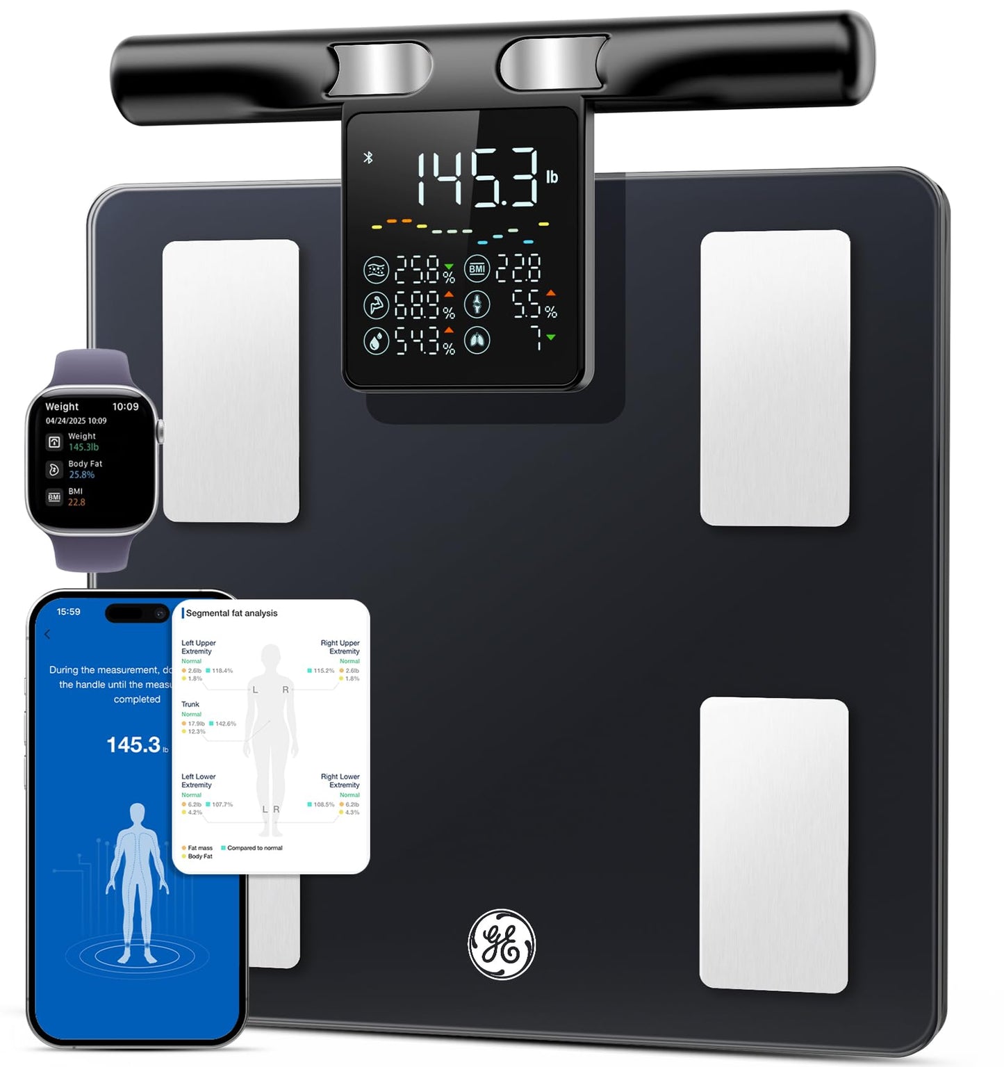 GE Smart Scale Body Weight with Full Body Analysis