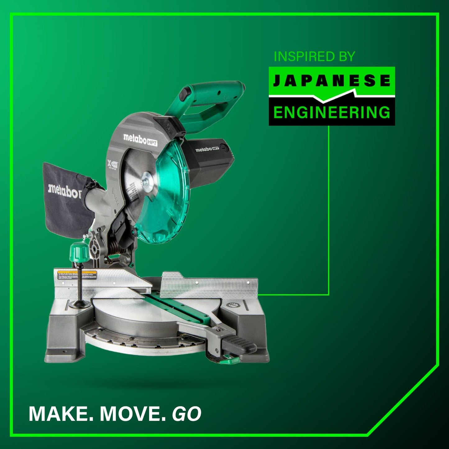 METABO HPT 10-Inch Compound Miter Saw with Xact Cut Precision