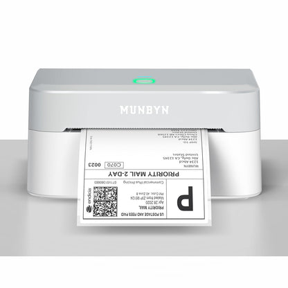 MUNBYN Bluetooth Thermal Label Printer RW403B - 4x6 Wireless