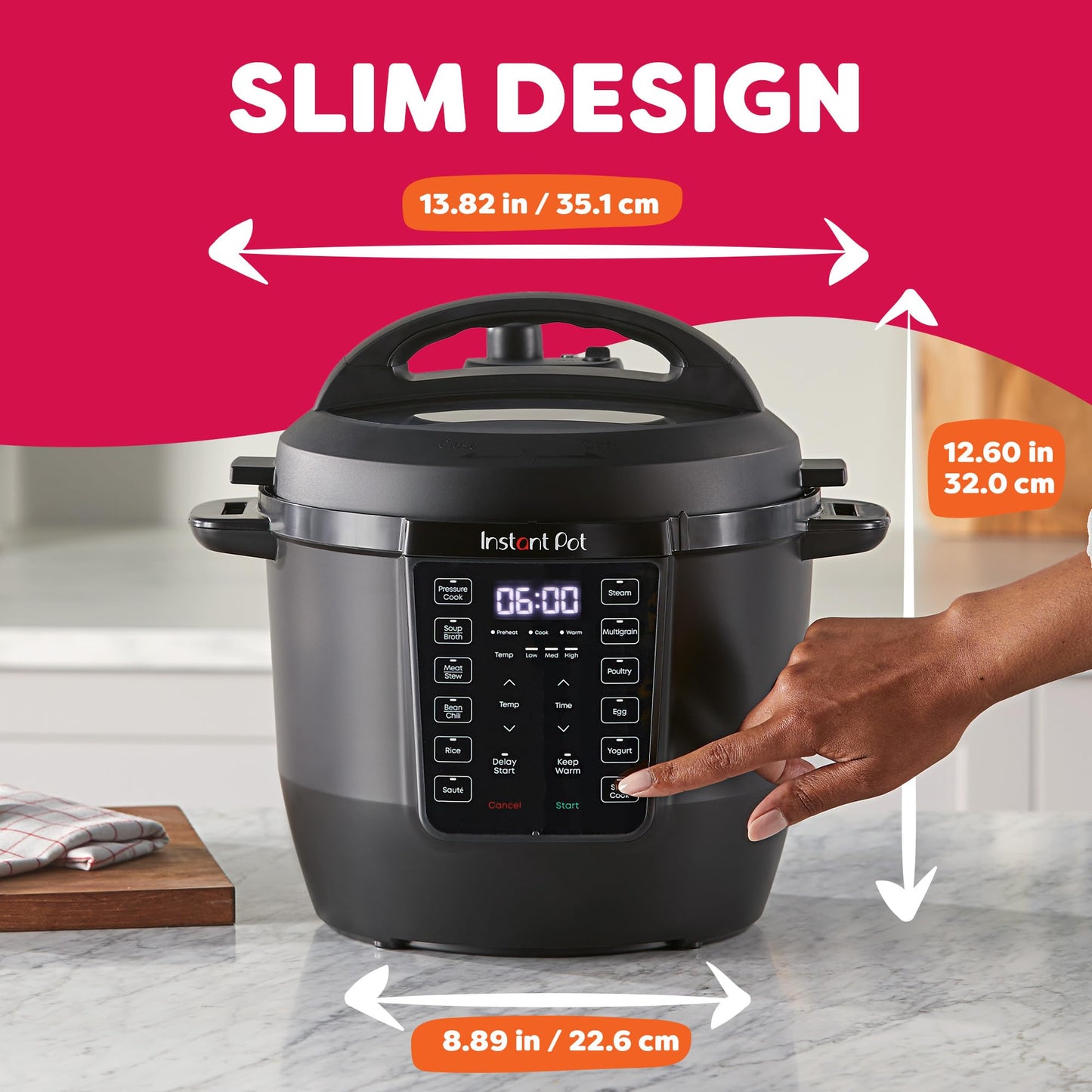 INSTANT POT 6QT RIO 7-in-1 Multi-Cooker and Pressure Cooker