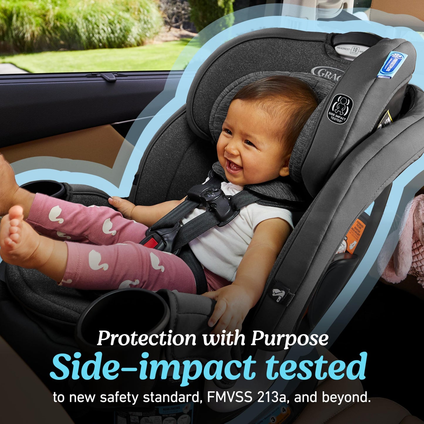 GRACO Turn2Me 3-in-1 Convertible Car Seat, Rear & Forward