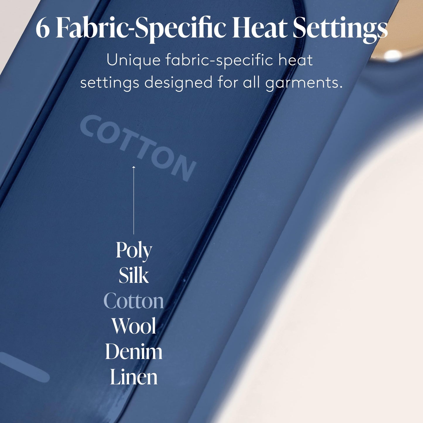 NORI Press Travel Steam Iron - Handheld Steamer with 6 Settings