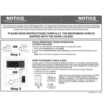 GE 4-in-1 Countertop Microwave Oven 1050W Stainless Steel