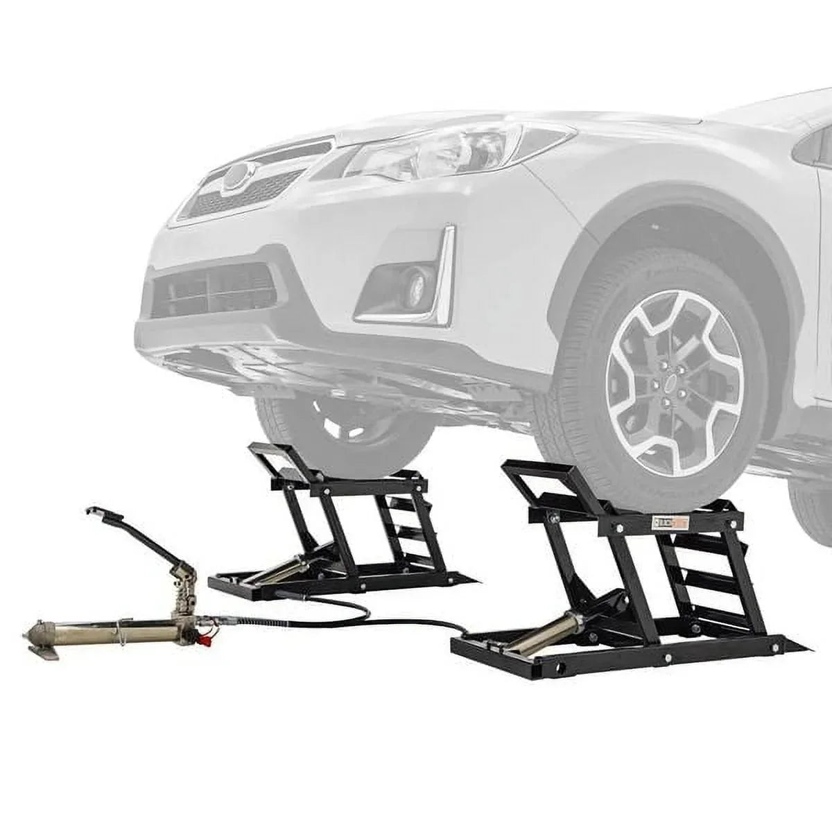Black Widow Hydraulic Car Lift with Ramp – 3,000 lb. per pair Capacity sgtnighsdesigns