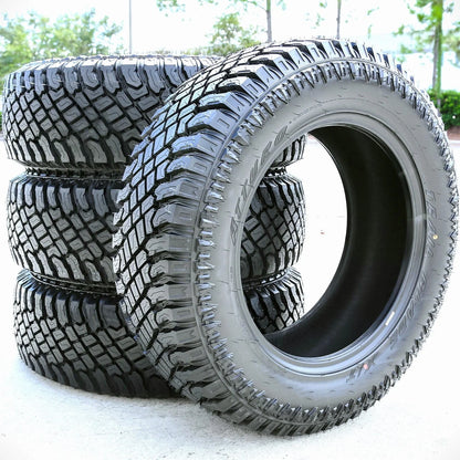 One set of 4 (four) X/T LT 295/60R20 126/123R E (10 ply) ATA /T all-terrain tires