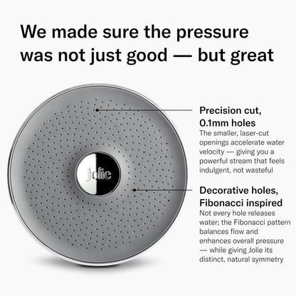 JOLIE SKIN COMPANY Jolie Filtered Showerhead - High Pressure Shower Filter