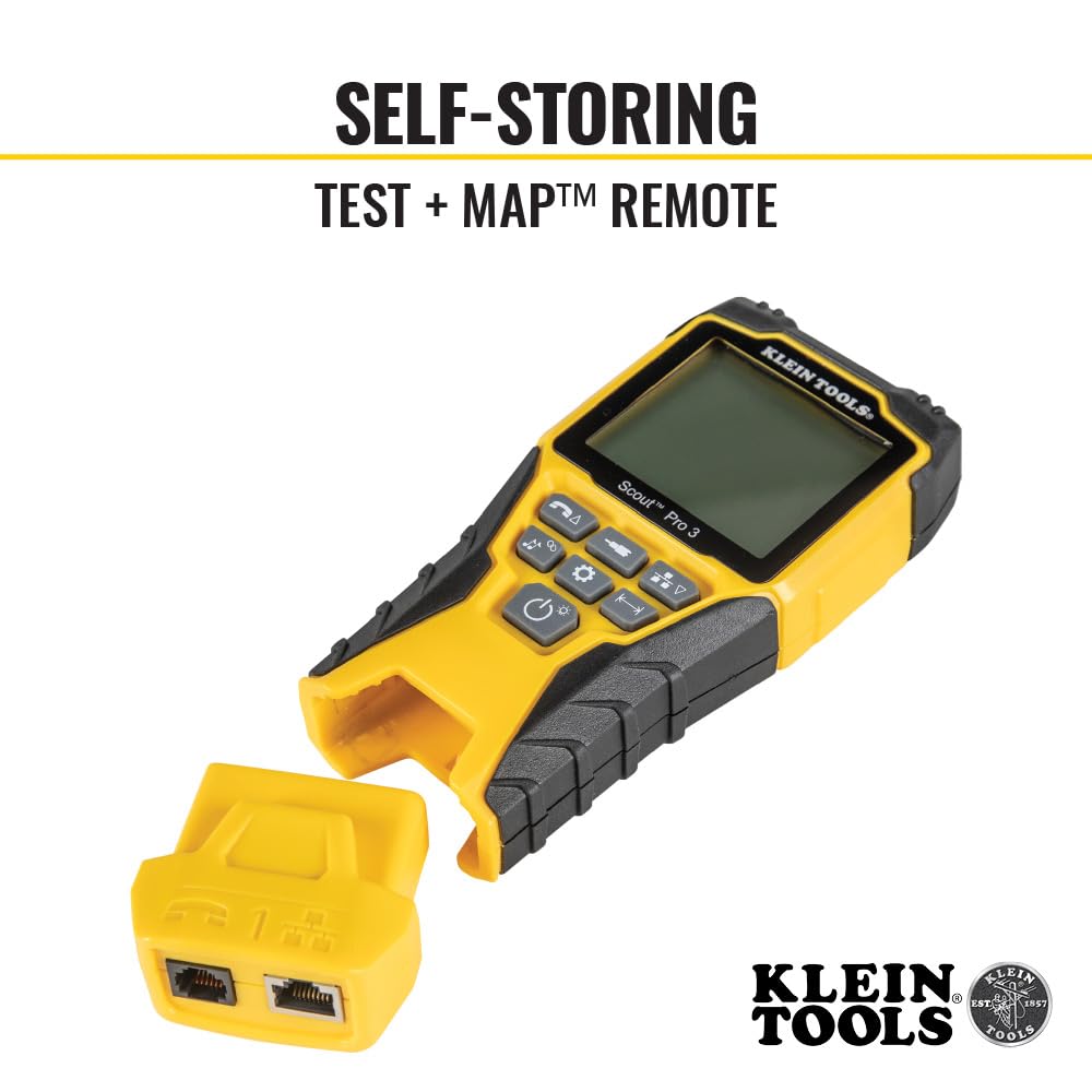 KLEIN TOOLS VDV501-851 Cable Tester Kit for Ethernet and Coax