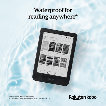 KOBO Clara BW eReader | 6" Touchscreen | Waterproof | 16GB