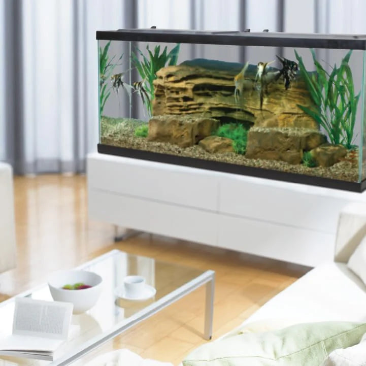 Complete LED Aquarium 55 Gallons, Includes LED Lighting, Filtration, Heater and Accessories