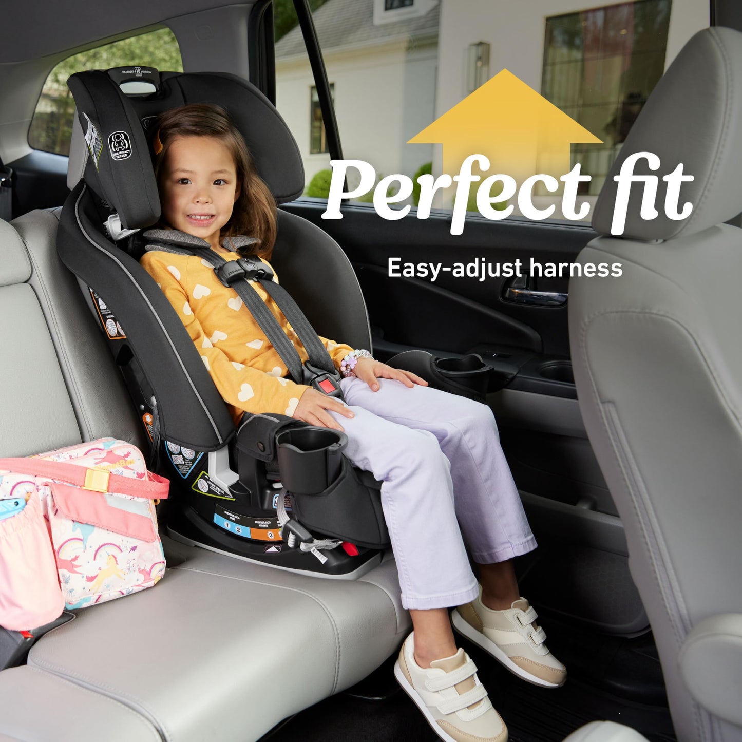 GRACO Slimfit 3 in 1 Convertible Car Seat - Space-Saving Comfort