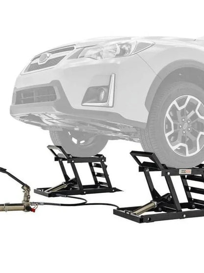 Black Widow Hydraulic Car Lift with Ramp – 3,000 lb. per pair Capacity sgtnighsdesigns