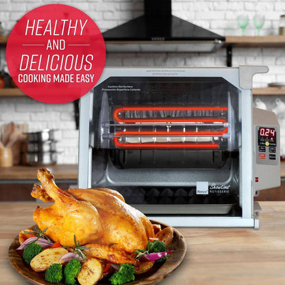 Digital Platinum Showtime Countertop Rotisserie Oven ST5000PLAT