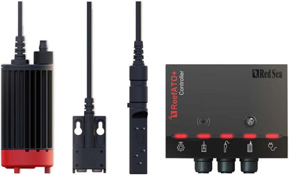 Red Sea 3-in-1 ReefATO + ATO Auto Top Off System for Aquarium | Water On Floor Alarm | App Controled with Fish Tank Temperature Probe